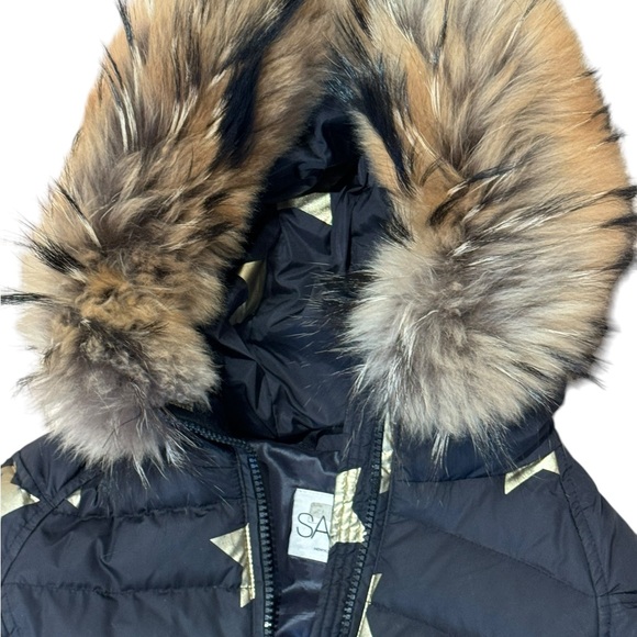 SAM. Designer girls down winter coat- size 10. - Picture 5 of 6